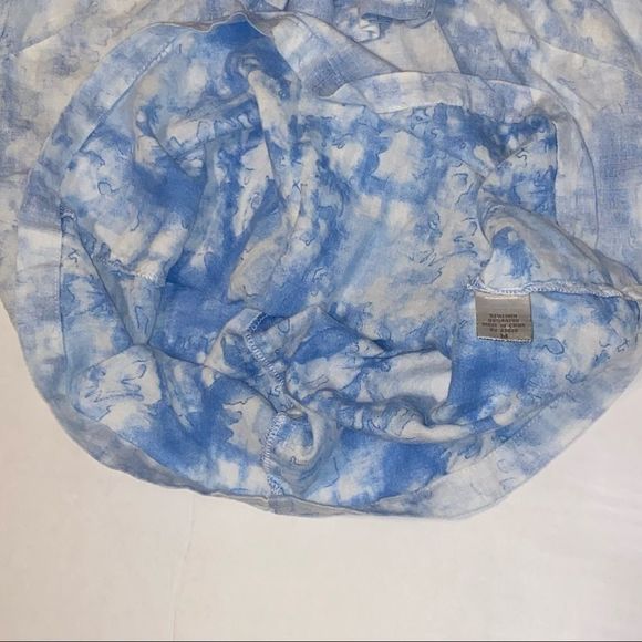 Kenar Abstract Cloud Print Ruffle Halter Racerback - Picture 7 of 10